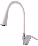 RAV Slezák SA006.0/13CB - Смесител за мивка SAZAVA 35,6 cm бял/лъскав хром