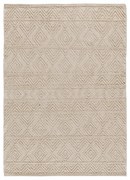 Ръчно изработен кремав килим от рециклиран памук подходящ за пране 60x90 cm Pamuk – Universal