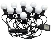 LED Външен гирлянд STRING 5м 10xLED/0,5W/230V IP44 3000K