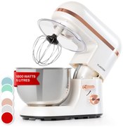 Klarstein Bella Elegance, кухненски робот, 2000 W, 1.7 к.с., 6 степени, 5 литра, бял