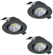 Eglo 900747 - К-кт 3бр. LED димируеми лунички SALICETO LED/6W/230V