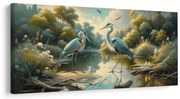 Картина на платно – Сини чапли
