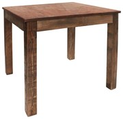 244495 vidaXL Трапезна маса, смесена регенерирана дървесина, 82x80x76 cм