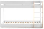 Бяло двуетажно легло за деца 90x190 cm Angel - Marckeric