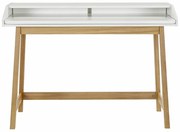 Работно бюро с бял плот St. James - Woodman