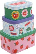 Комплект детски кутии за съхранение atmosphera Chachapop, Картон, 3 бр