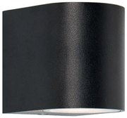 Zuma Line SJ20210-1W-Екстериорен аплик HARMONIA 1xGU10/35W/230V IP44 черен