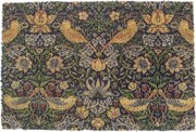 Изтривалка от кокосови влакна 40x60 cm William Morris Strawberry Thief – Artsy Doormats