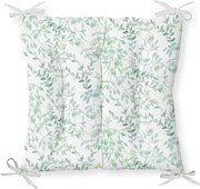 Възглавница за сядане от памучна смес Delicate Greens, 40 x 40 cm - Minimalist Cushion Covers