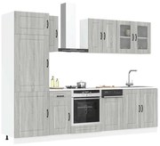 3314797 vidaXL Комплект кухненски шкафове от 8 части Kalmar, инженерно дърво