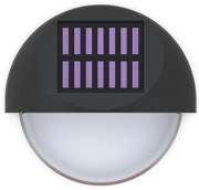 Aigostar - LED Соларен аплик LED/1W/1,2V черен 2700K IP44