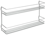 Стенен стоманен органайзер за подправки Pepito – Metaltex