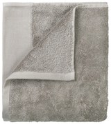 Сиви памучни кърпи в комплект 4 бр. от тери 30x30 cm Riva – Blomus