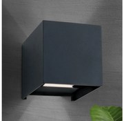 Orion AL 11-1192 - LED външно стенен осветител CUBE 2xLED/3W/230V IP54 антрацит