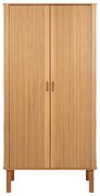 Гардероб от дъбов декор в естествен цвят 100x200x55 cm Langley – Actona