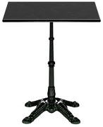 Blumfeldt Patras, маса за бистро, мраморен плот, 60 x 60 cm, чугунена основа