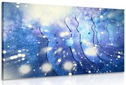 Картина на платно – Абстракция движение на звезди