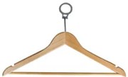 Дървена закачалка за дрехи хотелска с халка CN-(9957 / A0240) - Horecano