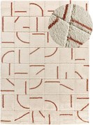 Килим в тухлен и кремав цвят 133x190 cm Brenda – Universal