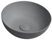 Sapho - Мивка за плот FORMIGO Ø 39 см, бетон/матово сиво