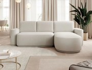 Ъглов диван Luxora-Светло бежов-вдясно