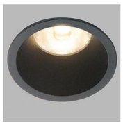 LED2 - LED Луничка за вграждане в баня RAY LED/10W/230V черна IP44