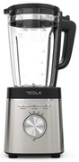 Блендер Tesla BL601BX, 1400W, Стъклена кана 1.75l, Pulse, Пасиране, Почистване, Раздробяване на лед, Безцветен/Инокс