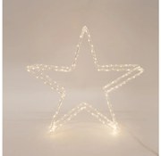 LED външна коледна украса 140xLED/2,1W/230V IP44 топла бяла звезда 60 см
