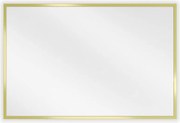 Mexen Loft правоъгълно огледало за баня 60 x 40 см, златна рамка - 9852-060-040-000-50