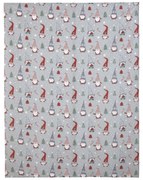 Памучна покривка за маса с коледен мотив 137x178 cm Gnomes - Catherine Lansfield