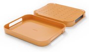 Поднос за сервиране Trebonn Pile S 1723122, 31x24.5 см, Меламин, Съвместим със съдомиялна машина, Корал