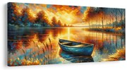 Картина на платно – Слънчево сияние над водата
