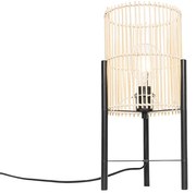 Скандинавска настолна лампа бамбук - Natasja