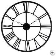 Стенен часовник atmosphera Andras, Винтидж, Ø69 см, Черен метал