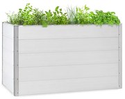 Blumfeldt Nova Grow, градинска леха, 150 x 91 x 100 см, WPC, дървен дизайн, бял