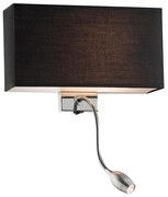 Ideal Lux - LED гъвкав стенен аплик HOTEL 1xE27/60W + LED/1,5W/230V