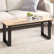 847418 vidaXL Плот за маса, 110x40x1,7 см, правоъгълен, бор масив