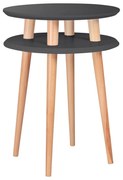 Графитно сива масичка за кафе UFO, Ø 45 cm - Ragaba