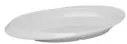 Alkan - Меламиново плато елипсовидно бяло 26x40x4см (К-2200)