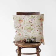 Коледна ленена калъфка за възглавница Jingle Bells, 40 x 40 cm - Linen Tales