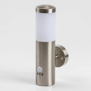 LED външно стенно осветително тяло със сензор 1xGU10/5W/230V, матов хром