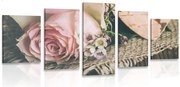 картини от 5 части – Роза в юта