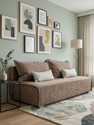 Sofa Japan two-seater-Brown