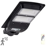 LED соларен уличен фенер STREET 2xLED/6W/3,2V IP65 с датчик и дистанционно