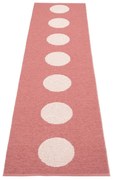 Светлочервена пътека за открито и закрито 70x280 cm Vera Pop Blush – Pappelina