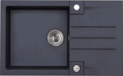 ALVEUS 1090942 - Кухненска мивка ROCK 78x48 см гранит/черен