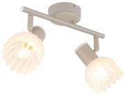 Globo 54317-2 - Точково осветително тяло PLANTA 2xE14/40W/230V