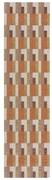 Оранжево-естествена пътека 60x230 cm Riley Block Geo – Flair Rugs
