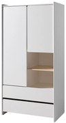 Бял детски гардероб , 90 x 180 cm Kiddy - Vipack