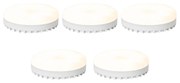 Комплект от 5 смарт GX53 димируеми LED крушки Опал 9W 806 lm 2700-6500K